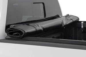 Ford Ranger Soft Roll Up Bed Cover - Rough Country - Matte Black - '24-'25